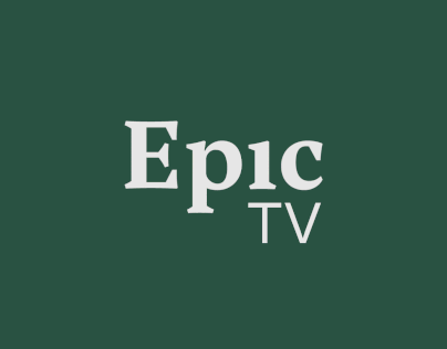 Experimenting with Motion Design: EPIC TV
