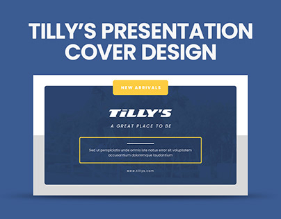 Tilly's Presentation Cover Design
