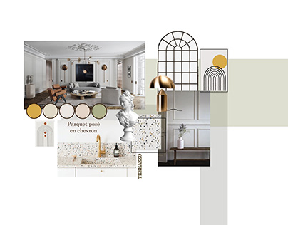 MOODBOARD Art deco touches in classic interiors