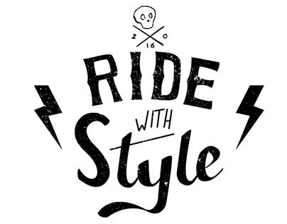 Ride with Style - Lettering