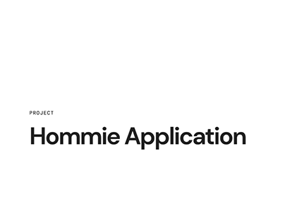 Hommie - Application to Find Accommodation for Students