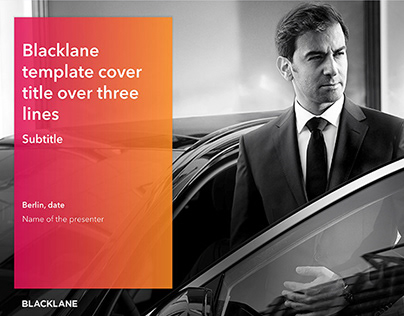 Blacklane PowerPoint template