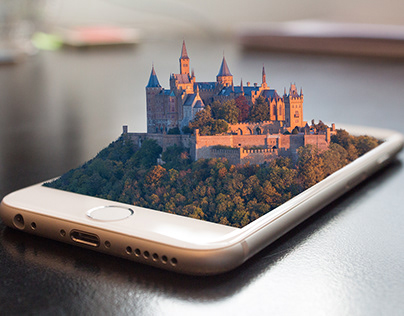 Castle on the mobile phone