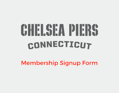 Chelsea Piers Athletic Club Signup Form