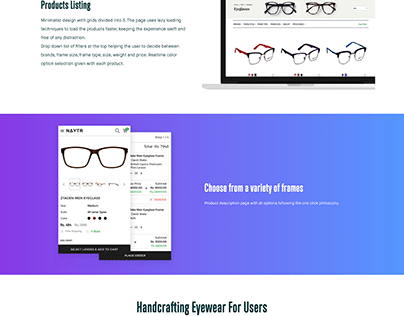 Project thumbnail - Naytr - eCommerce Platform for eyewear