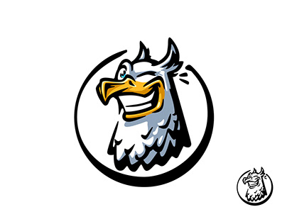 Project thumbnail - Cartoon Griffin - Logo for sale!