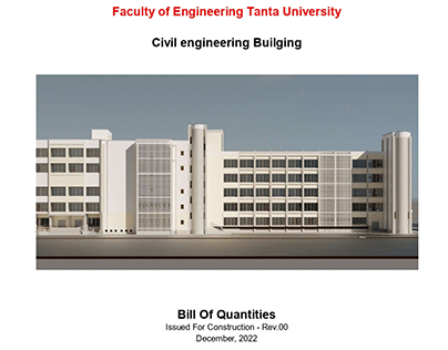 Bill Of Quantities Civil for Engineering Building