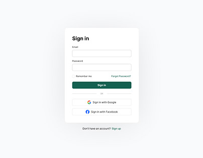 User Interviews Website - Sign In & Text Input State