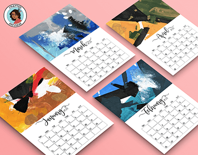 ABSTRACT PAINTING 2023 CALENDAR