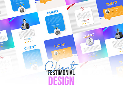 Client testimonial design, Download Link in Post.