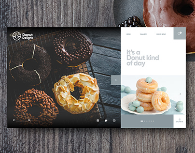 Donut Delight Website Concept