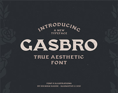 Gasbro : True Aesthetic Font