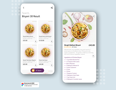 Food Delivery and Recipe App