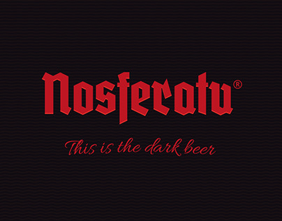 Nosferatu. Dark beer