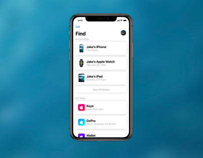 Find App & Apple Tag
