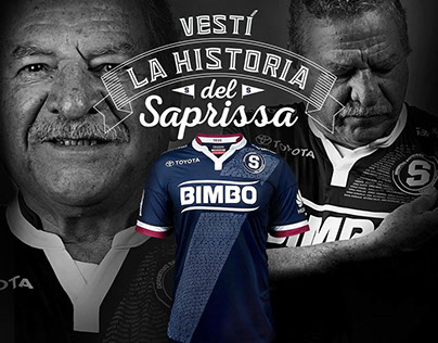 Publicidad tercera camiseta del Deportivo Saprissa