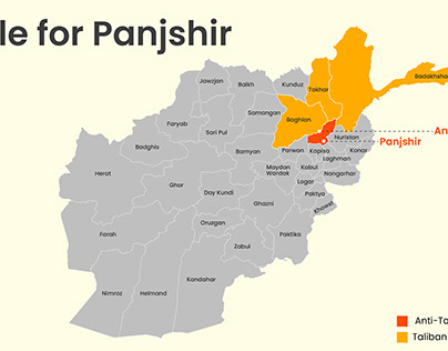 Panjshir - Afghanistan Map