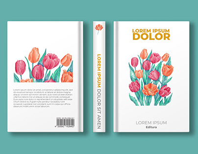 Floral book covers design