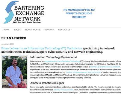 Bartering Exchange Network
