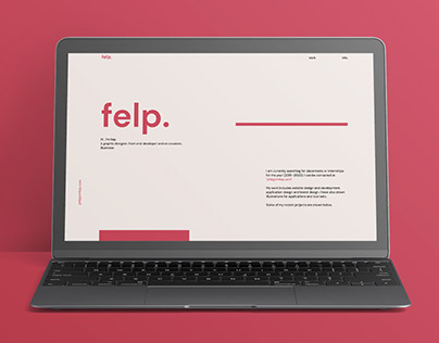 felp. portfolio design