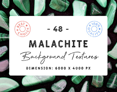 48 Malachite Background Textures