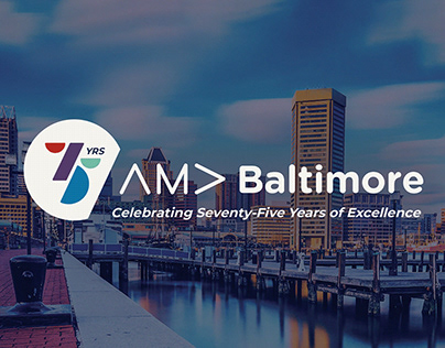 AMA Baltimore 75th Anniversary Identity