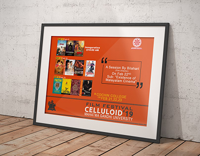Mahatma Gandhi University Film Festival 2019 Poster