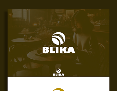 Minimalistic | logo design | BLIKA COFE | Логотип |