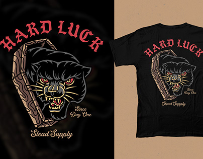 Hard luck T-shirt design