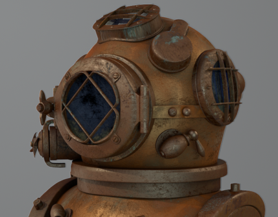 Diving Helmet
3D Modeling & Texturing
