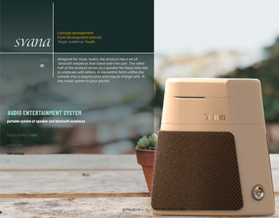 Svana; Bluetooth Speaker Design