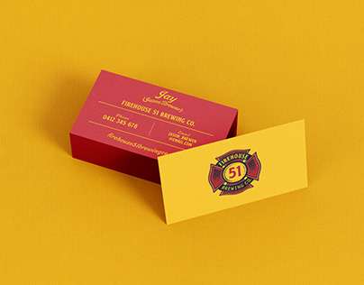 Firehouse 51 Brewing Co. Business Card
