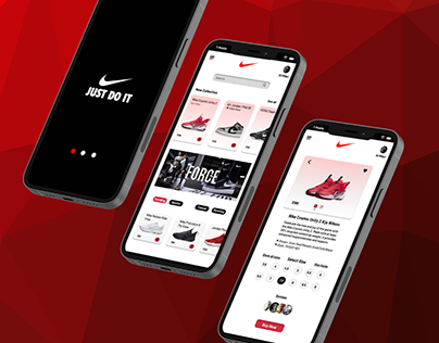 Nike App for Men, Design Inspiration