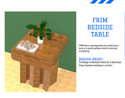 FRIM BEDSIDE TABLE