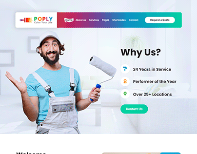 Poply–WordPress Painting Company Theme