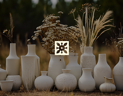 Kiln — pottery studio logo + branding
