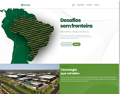 Website Tecnomyl do Brasil