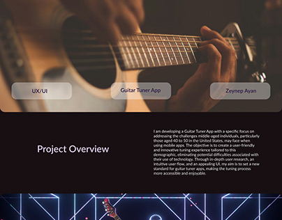 Guitar Tuner App UI/UX