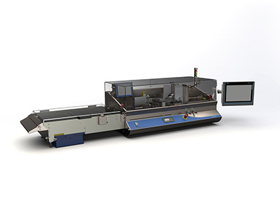 Industrial Conveyor Printer Rendering