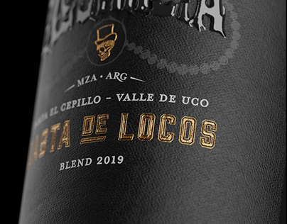 Casta de Locos Blend | Wine Packaging Design.