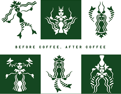 Before coffee, After coffee