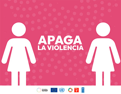 Diseño de campaña - Apaga la violencia de PNUD