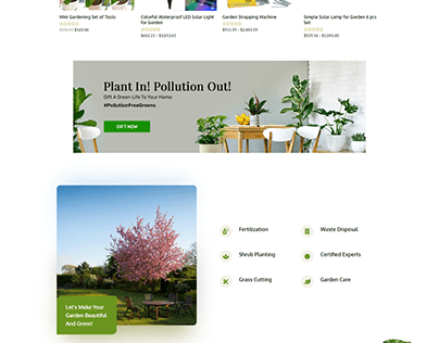 Drop Shipping Store || Garden Products Website ||