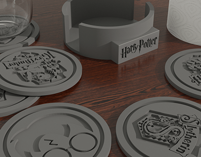 Project thumbnail - Harry Potter Themed Coaster Design