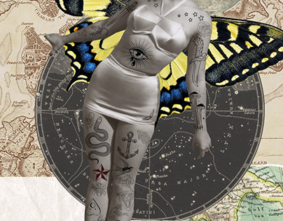 Tattooed Lady Collage