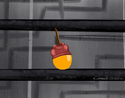 a ball and a plunger animation video
