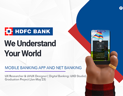 HDFC BANK | UI/UX Design, Internship