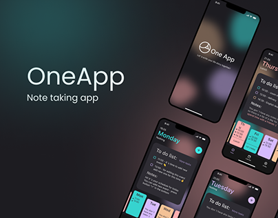 OneApp | Note taking app