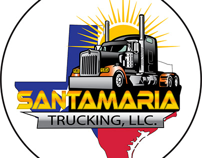 Santamaria Trucking, LLC. Logo