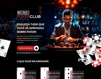 Landing Page | Poker Club